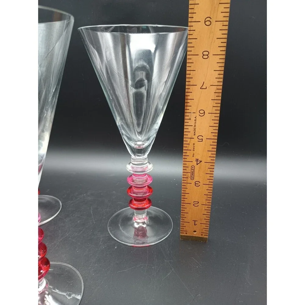 Three Pier 1 Goblets / Wine Glasses - 9